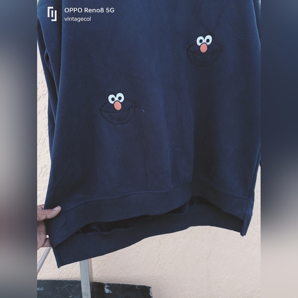 Boxy low high sweat shirt unisex - Picture 3 of 6